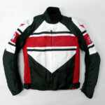 Honda Motorcycle Red And White Textile Jacket