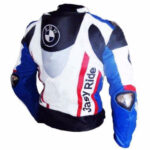 BMW Motorcycle Leather Armor Jacket - Image 2